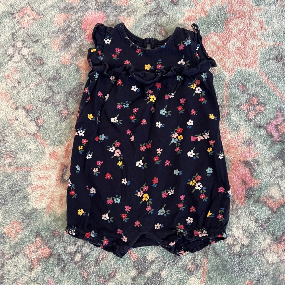 Floral Baby Romper